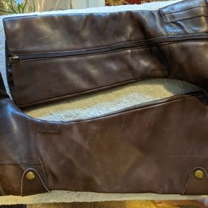 Ladies classic leather feel boots